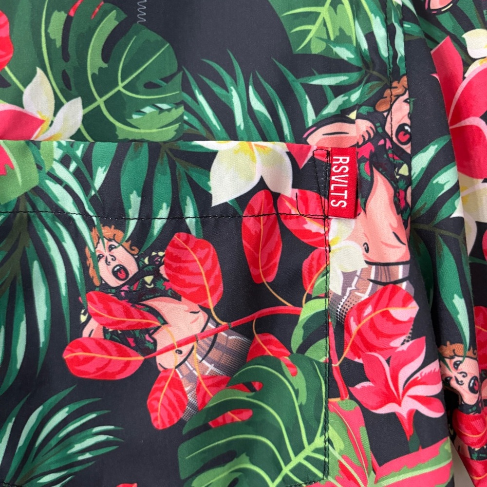 RSVLTS MENs “The Goonies” Truffle Shuffle Hawaiian Shirt - Picture 5 of 14